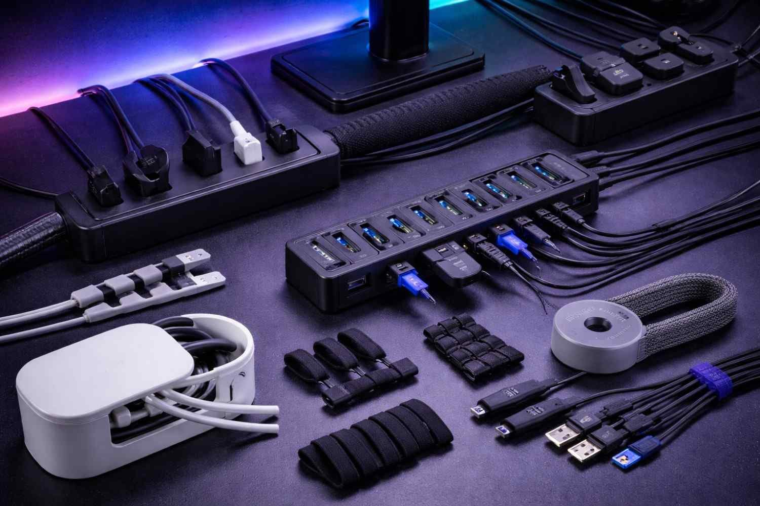 Cable Management Organizers/USB Hubs