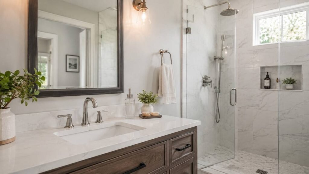 Frame Your Bathroom Mirrors