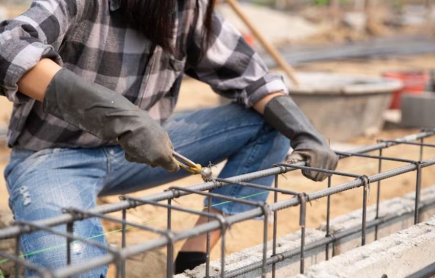Steel Bars Help Strengthen Concrete
